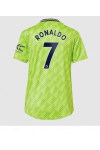 Fotbalové Dres Manchester United Cristiano Ronaldo #7 Dámské Třetí Oblečení 2022-23 Krátký Rukáv